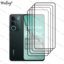 Durable Tempered Glass Screen and Camera Lens Protector for Realme P3 Lite 4G (4 Front Glass)