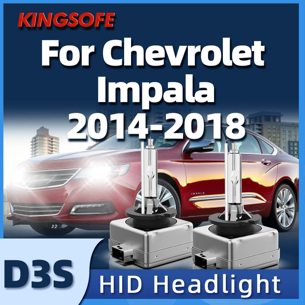 KINGSOFE 2Pcs Car Bulb D3S Xenon HID Headlights 12V 35W 3800LM 6000K Auto  Lights For Chevrolet Impala 2014 2015 2016 2017 2018 - AliExpress
