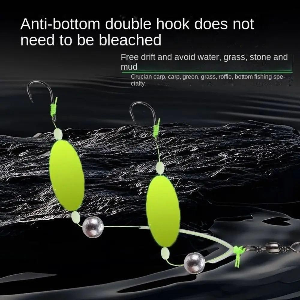 Double Hook Catfish Rig Catfish Bait Double-Hook Evese Bottom Ig