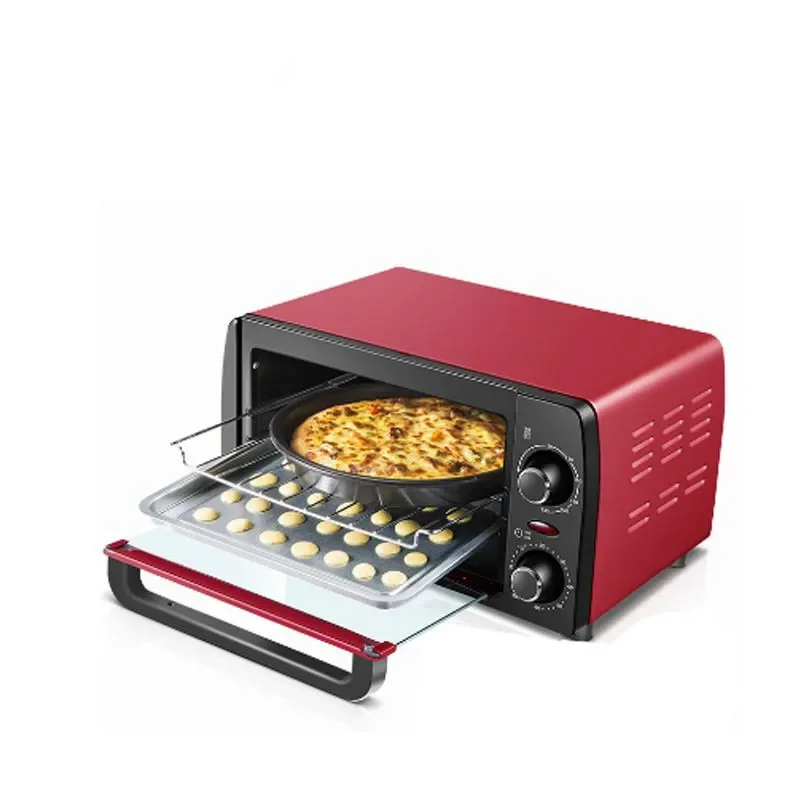 12L Automatic Mini Electric Oven 220V 1050W Household Pizza Oven Meat Grill Bread Baking Machine Kitchen Appliances electric oven