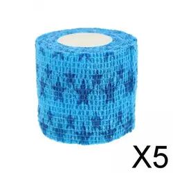 5xSelf Adhesive Elastic Bandage Cohesive Bandages Strain Pet