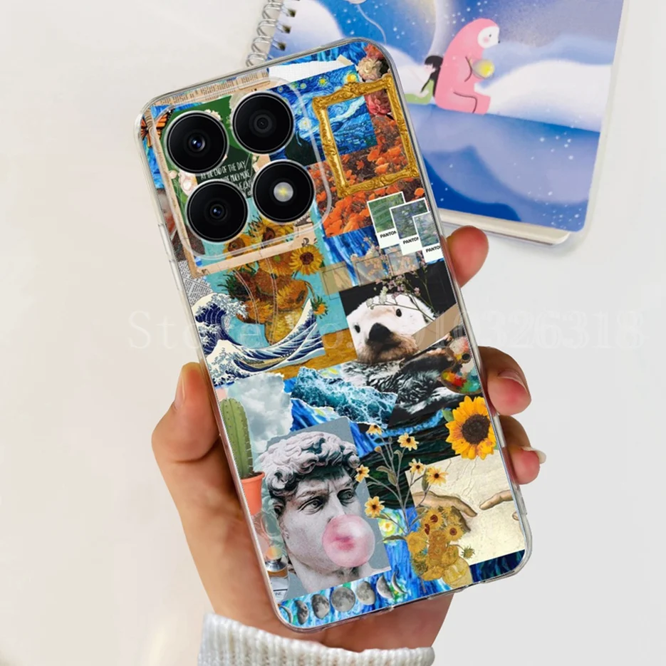 Fashionable Clear Silicone Soft Slim Phone Case - Stylish Back Cover with Bumper Protection