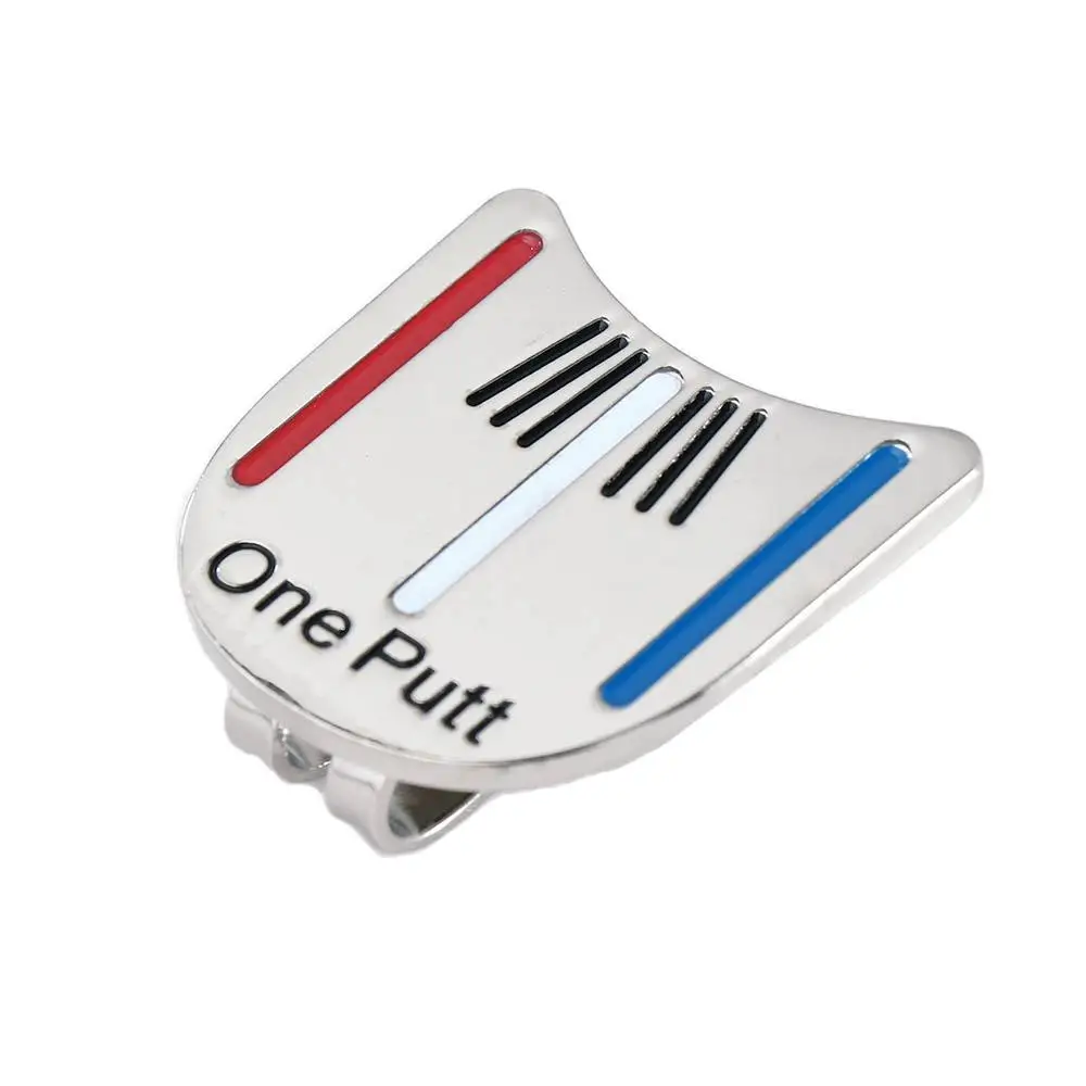 Description Picture 3 of itemOne Putt Golf Training Aids Cap Clip Golf Ball Marker Aiming Tool Golf Hat Clip Golf Putting Alignment