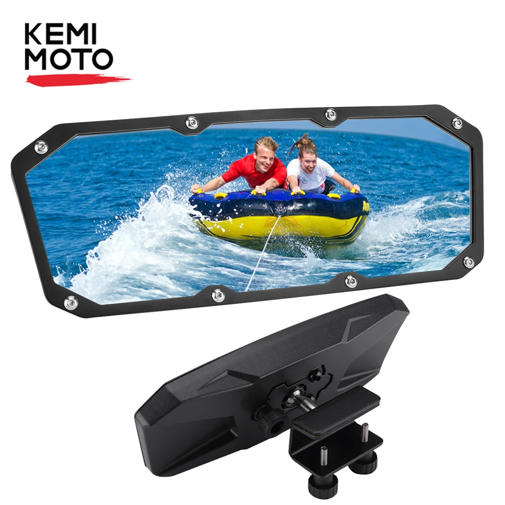 Boat Rearview Mirror Boat Rear View Mirror Marine Accessories For Jet Ski Yacht Personal Watercraft PWC Surfing Universal