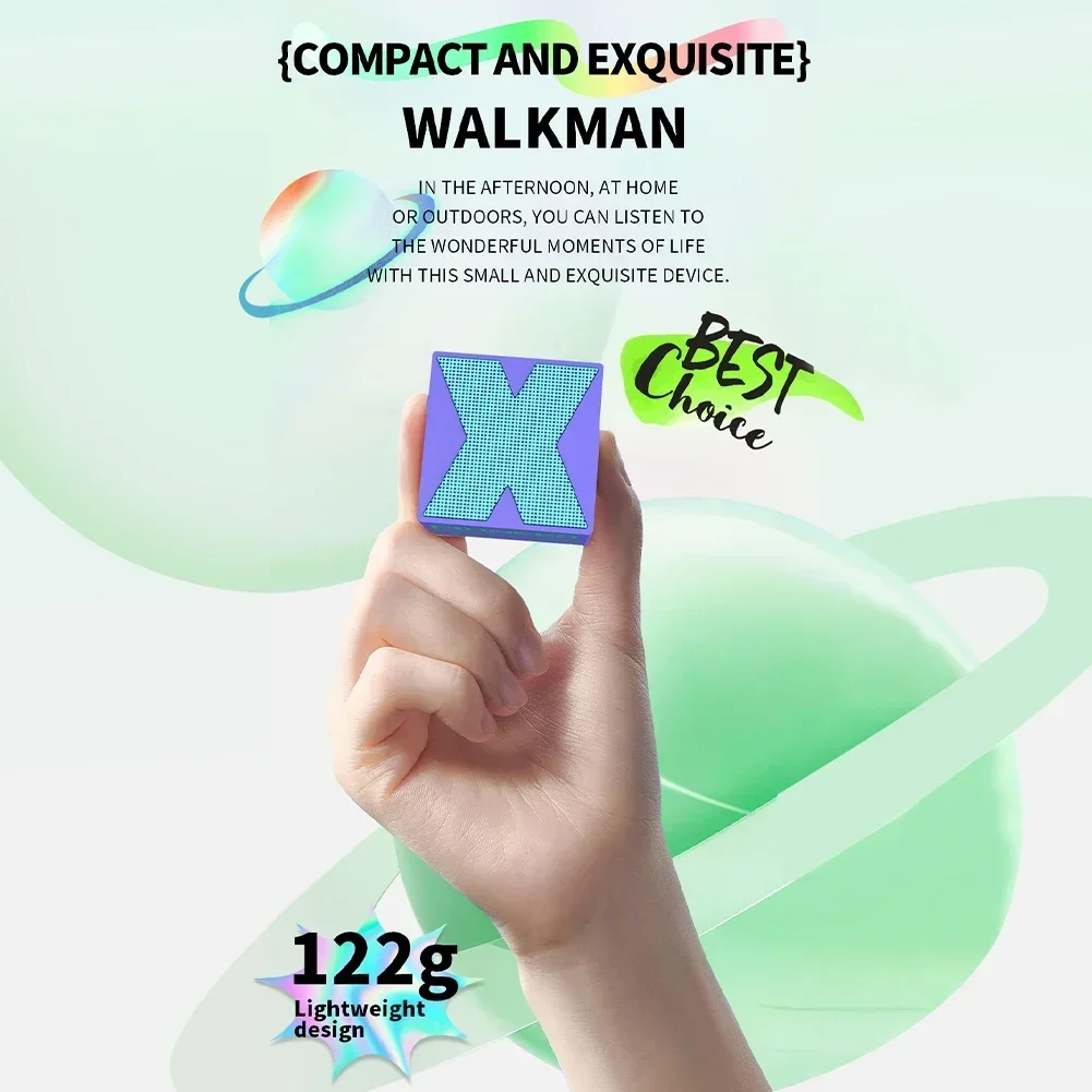 X1 Wireless Bluetooth 5.0 Mini Audio Portable Speaker Full-Range Sound USB Rechargeable HIFI Player For Laptop PC