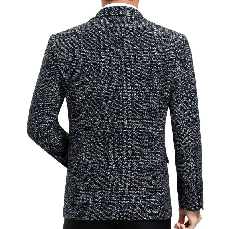 Batmo high quality smart plaid casual blazer men,men's casual suits,men's jackets plus-size M-3XL 507
