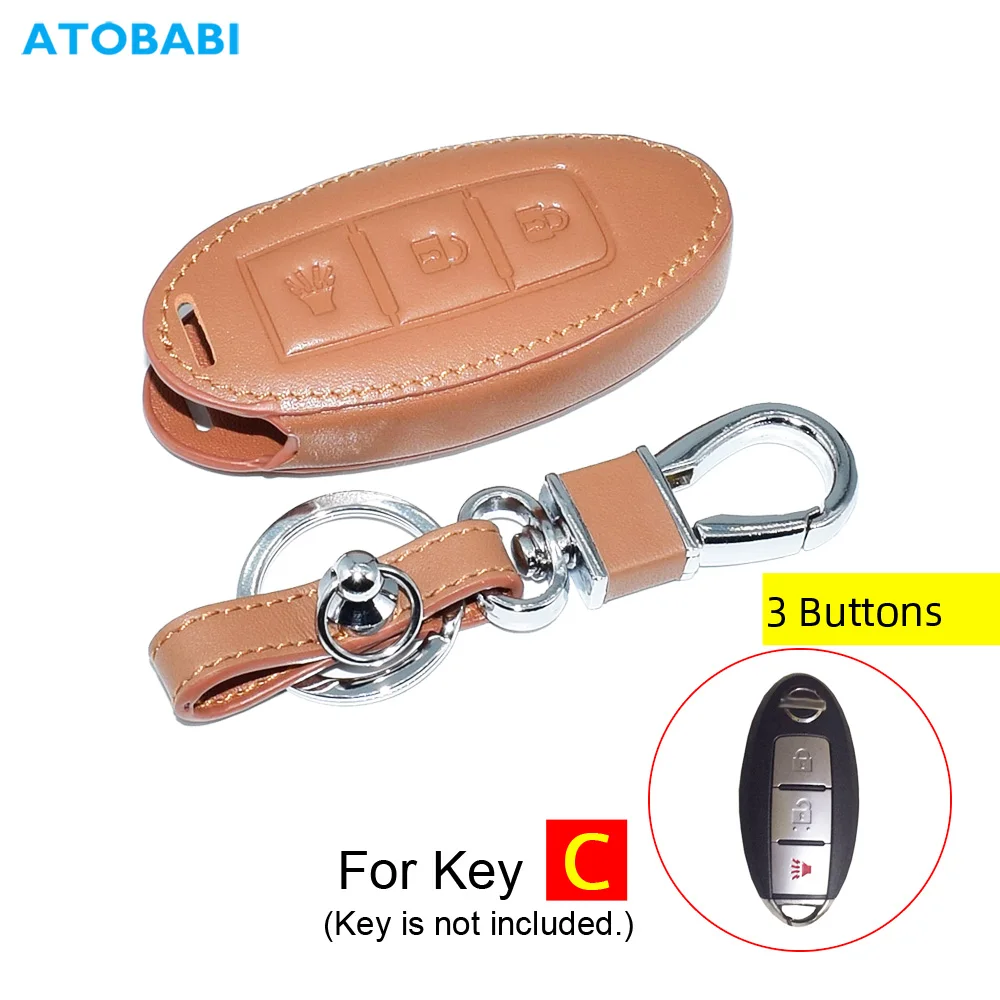 Ontto Funda De Llave De 5 Botones Para Nissan 2023 2024, Protector De