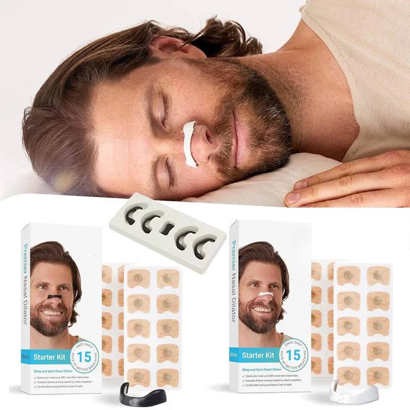 Sport Nasal Dilator Sleep Nasal Breathing Dilators Starter Kit Nose Breathe Strips Magnetic Strips Reduce Snoring stop snoring nose clip nasal breathing dilator nasal strips nose strips stop snoring snoring nose strips anti snoring patch