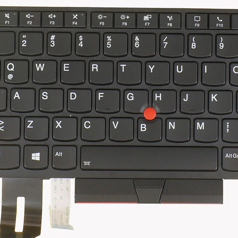 Teclado do Portátil Luminoso para Lenovo Thinkpad L380 Ioga L390 Ioga P43s T480s T490 T495 nw ur br ca ne sd Reino Unido sw la rg fc - Imagem 5