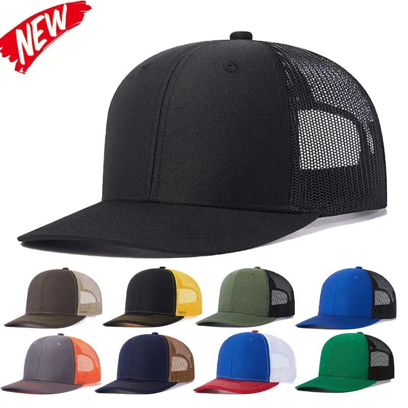 Bestseller Sommer Mesh Baseball Cap für Männer und Frauen Leicht Gebogene Snapback Trucker Mütze Unisex Lässige Outdoor Atmungsaktive Dad Cap Gorras