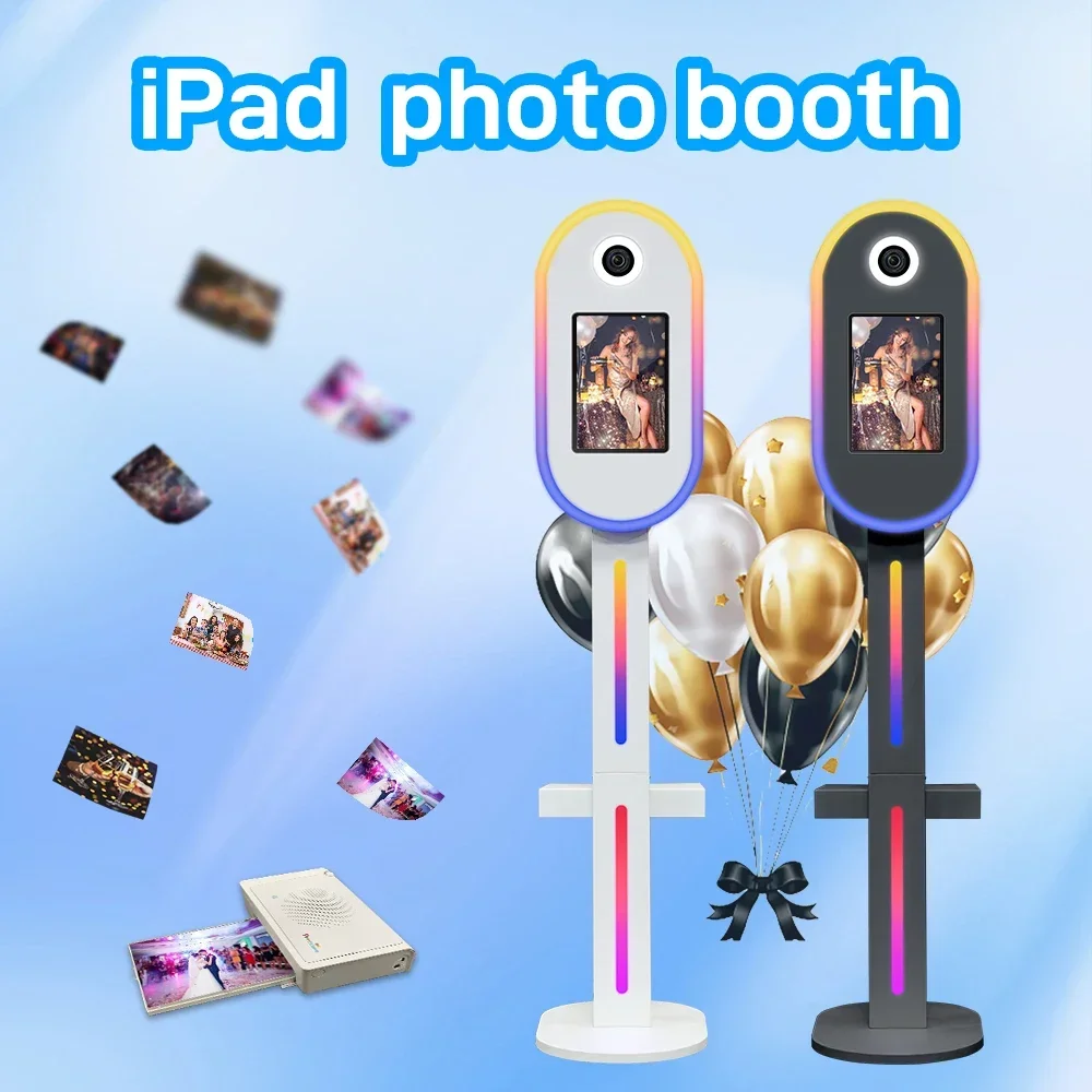 DSLR Photo Booth Shell with Lights Selfie 12.9in 11in ipad Photobooth Machine Camera for Christmas Party Events with Flight Case Se4fa7be375fb4b77b0ce9c57be739e0aq