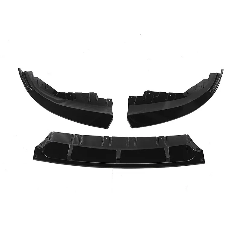 Car Front Bumper Lip Splitter Spoiler For BMW 4 Series G26 i4 M50&G24 Gran Coupe ABS Gloss Black