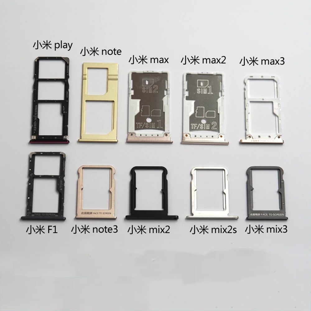 Slot Supporto Sd Per Xiaomi Mix 2 Mix 2S Mix 3 Vassoio Per Schede Sim Doppio E Singolo