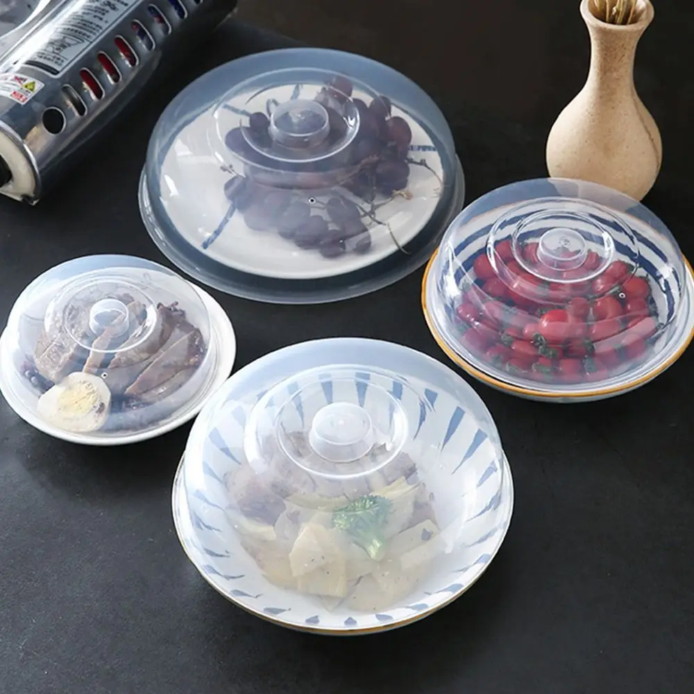 Reusable Vented Microwave Splatter Cover Lid Food Fresh Keeping Plastic Universal Covering Kitchen Bowls Cake Dish 1Pcs food cover kitchen supplies fresh keeping cover microwave cover preservation cover bowl cover
