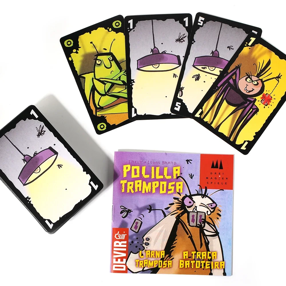 Mogel Motte Polilla Tramposa juego de cartas Deir-Juego de Polilla cheate (ES) Devir-Juego Tramposa Juego mesa Ju board games playing cards game cards collectible cards