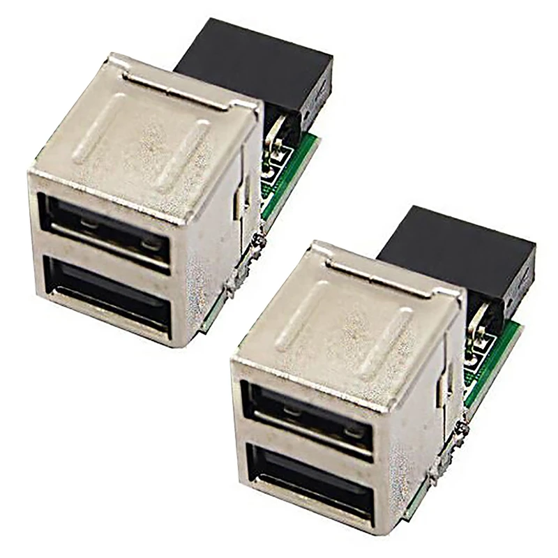 

2X 9-контактная материнская плата на 2 порта USB 2,0 A внутренний адаптер заголовка