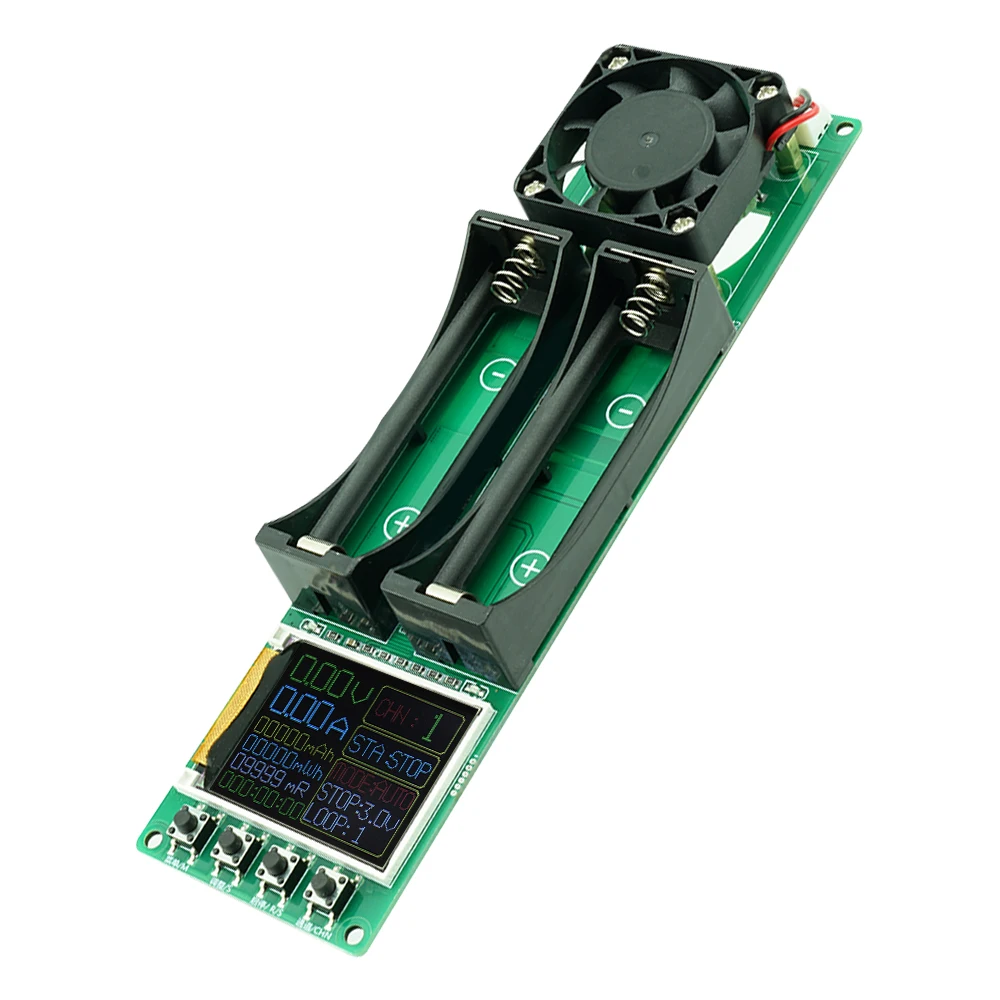 18650 Lithium Battery Capacity Tester Internal Resistance Tester Battery Power Detector Module Dual Type-C for Electrician Tool