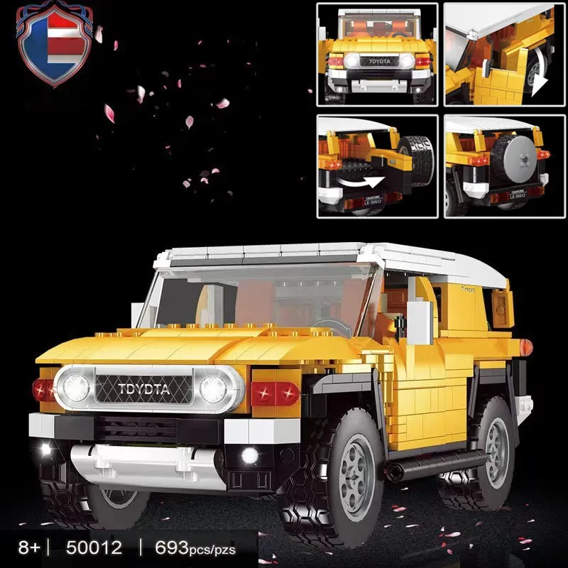

Japan Engineering SUV Truck Building Blocks Vehicle Car Bricks Set Educational DIY Toys For Children Boys