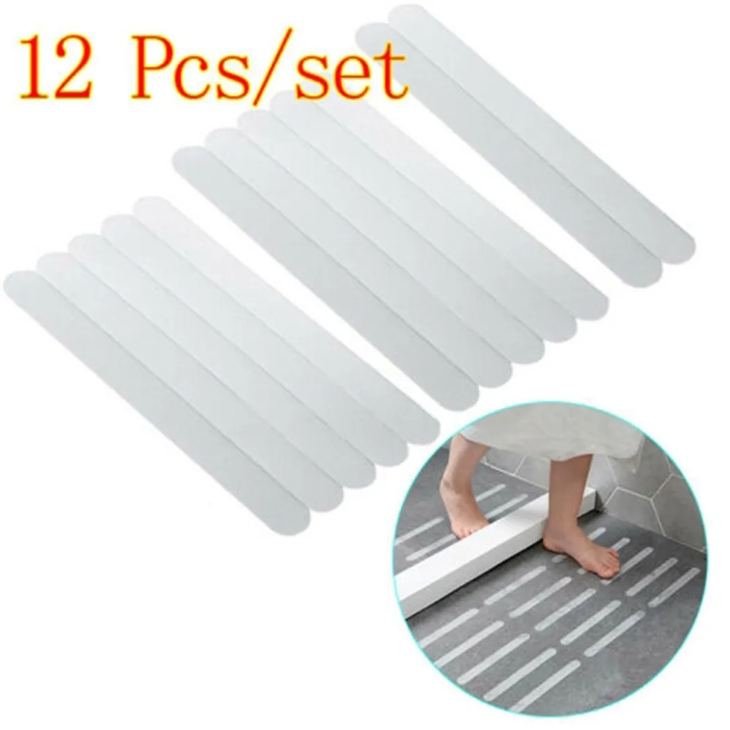Bathroom Anti Slip Stickers Practical Transparent Bath Nonslip Safety