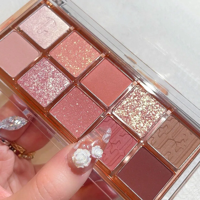 10 Colors Autumn and Winter Low Saturation Eyeshadow Plate New Earth Color Niche Brand Ins Parity