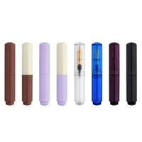 Majohn NEW Wancai Mini Transparent Pocket-Size Eyedropper Fountain Pen High Quality F Nib Ink Pen Portable Writing Gift Set 1