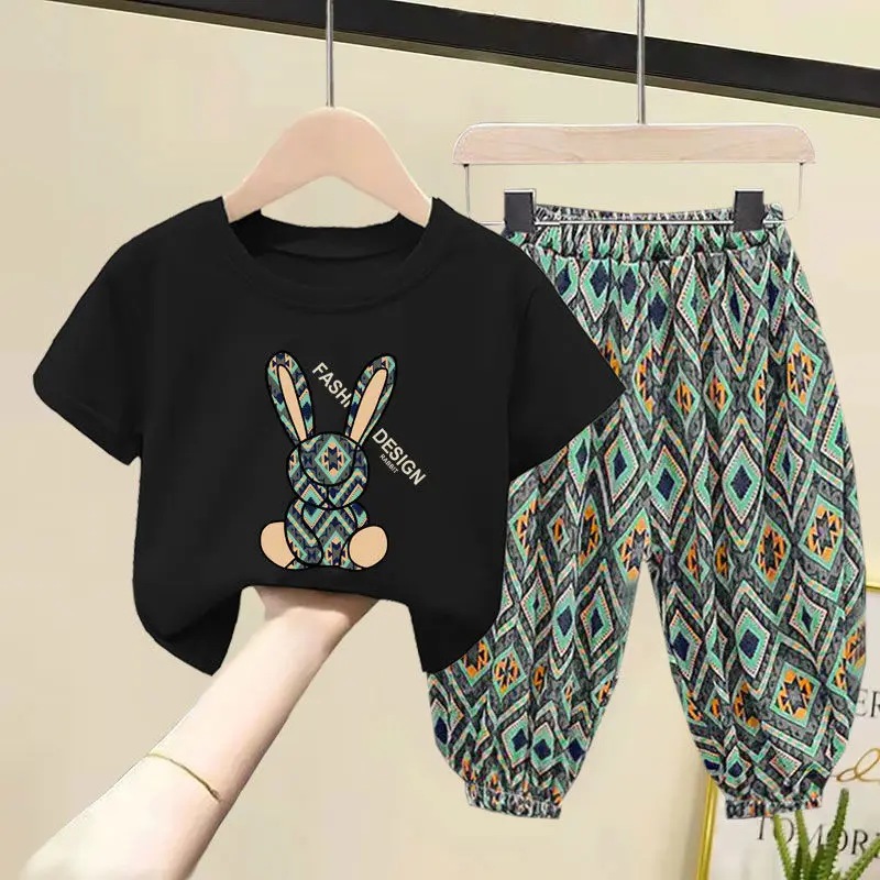 mother kids Fashion Kid Clothing 2023Autumn New Two-piece Baby girl clothes  Kid Clothes Girl boy Pullover Groups of Pant ملابس - AliExpress