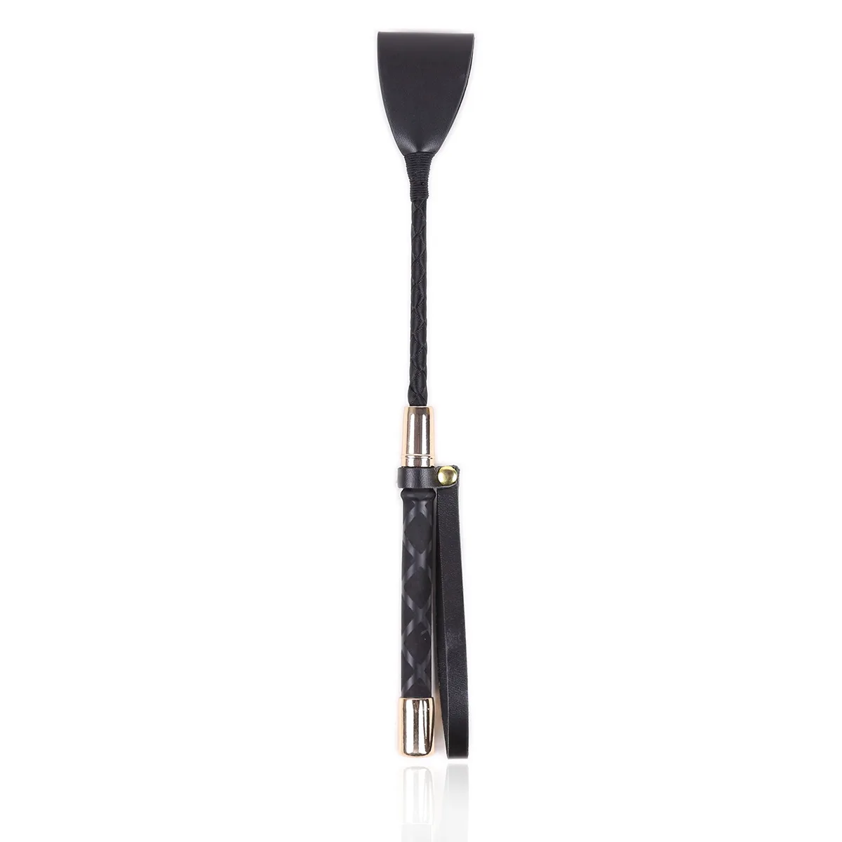Multi-Size Bondage Boutique Slim Leather Riding Crop Horse Whip Pony Spanking Knout BDSM Lash Fetish Flogger Sex Toy for Couples