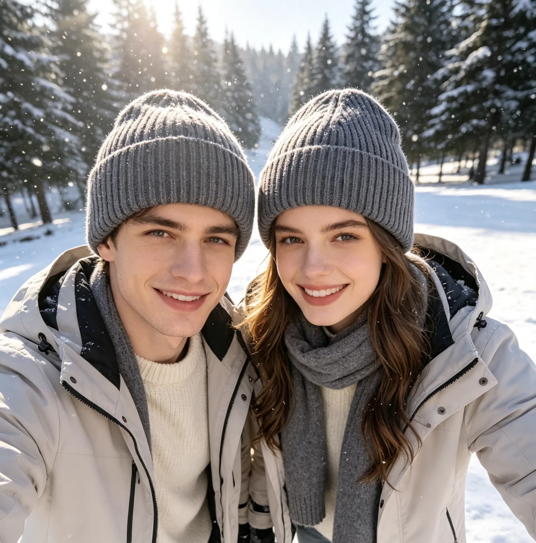 Grob gestrickte Beanie-Mütze für Männer und Frauen, dicke, warme, weiche, dehnbare Wintermütze aus Wolle und Acryl für Mädchen.