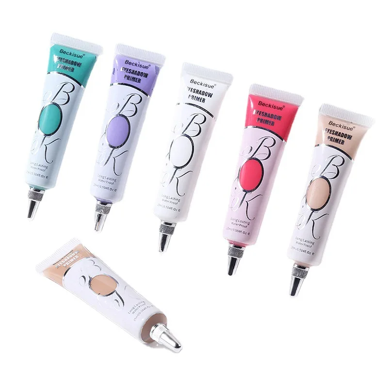 White Dark Eye Shadow Base Cream Eye Concealer Easy To Color Base Makeup 24 Hours Makeup Waterproof Matte Eyeshadow Primer 5