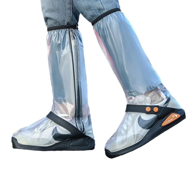 Waterproof Rain Boots - Slip-Resistant Thickened Overshoes for Cycling & Outdoor, Unisex All-Weather Protection Against Sand