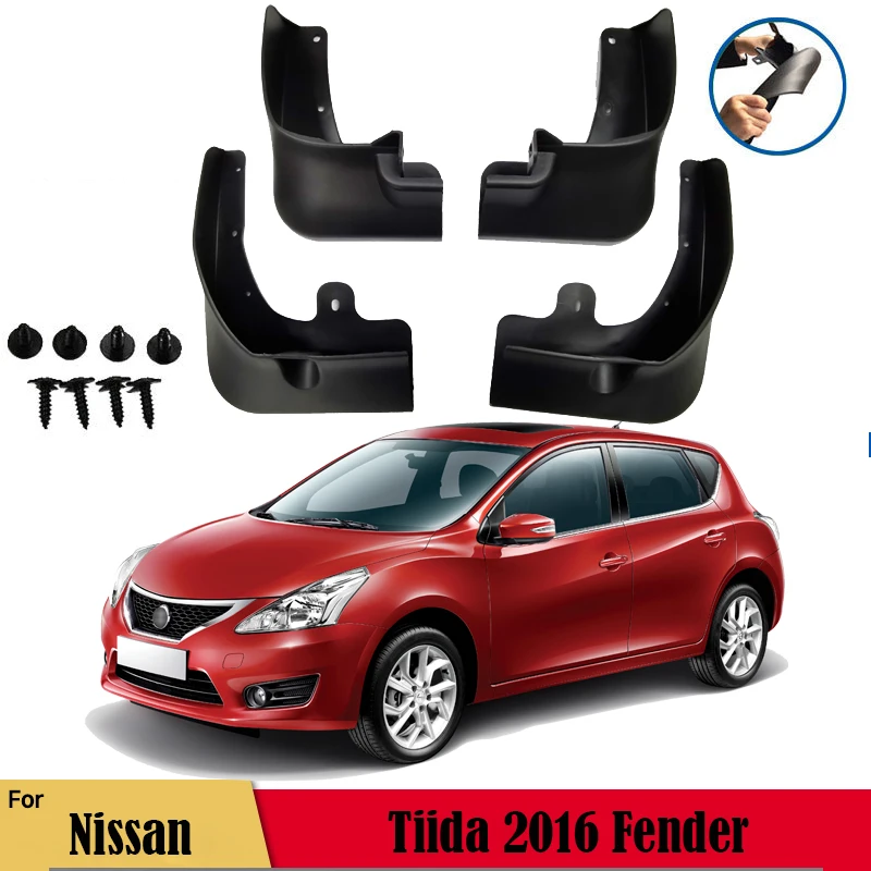 

For Nissan Tiida 2016 Car Tire Modified Fender Mud Guard Car Decoration Accessories