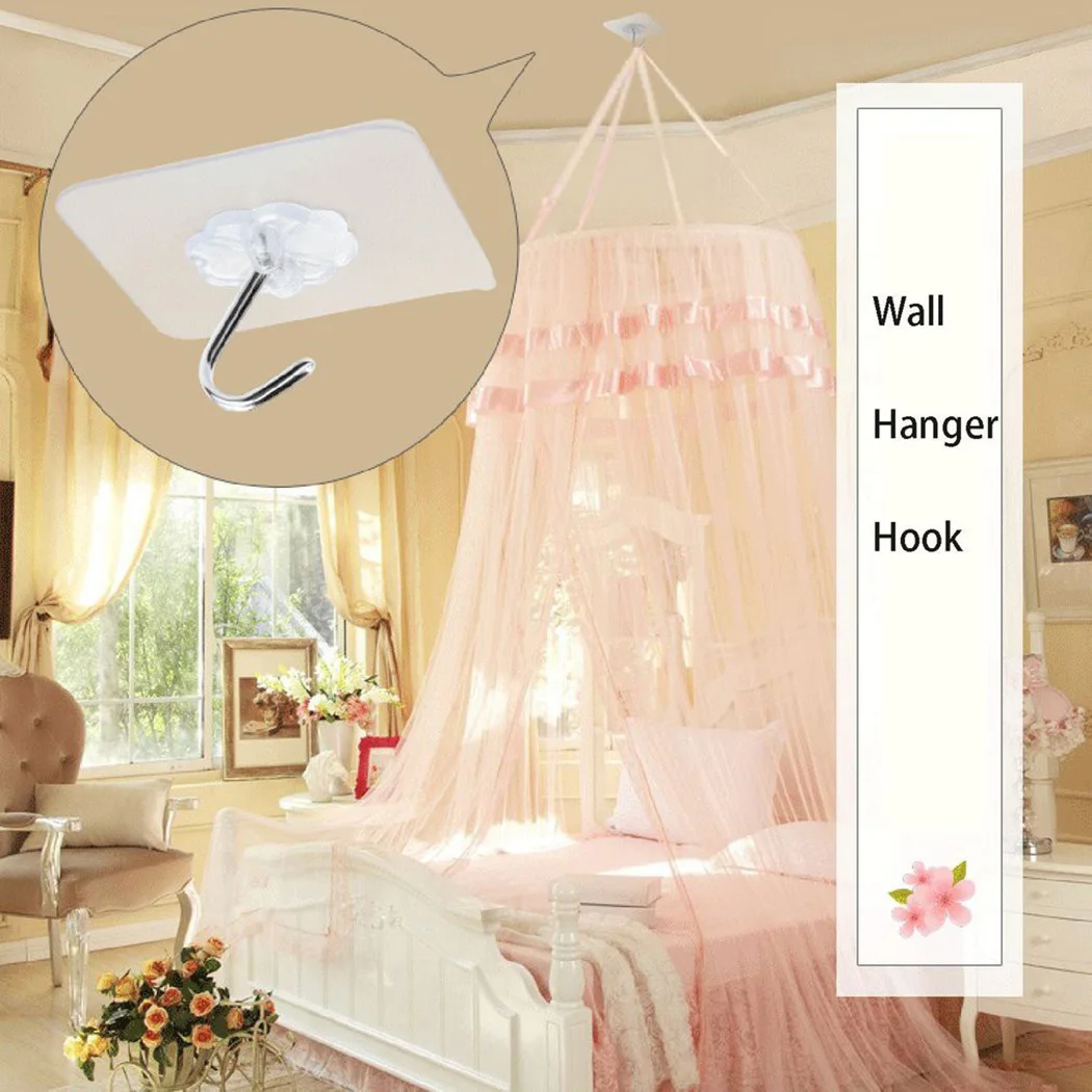 

Hook Up Transparent Hook 20KGS Transparent Wall Mounted Wall Sticky Hooks Hangers Holder Clothes Kitchen Non-trace