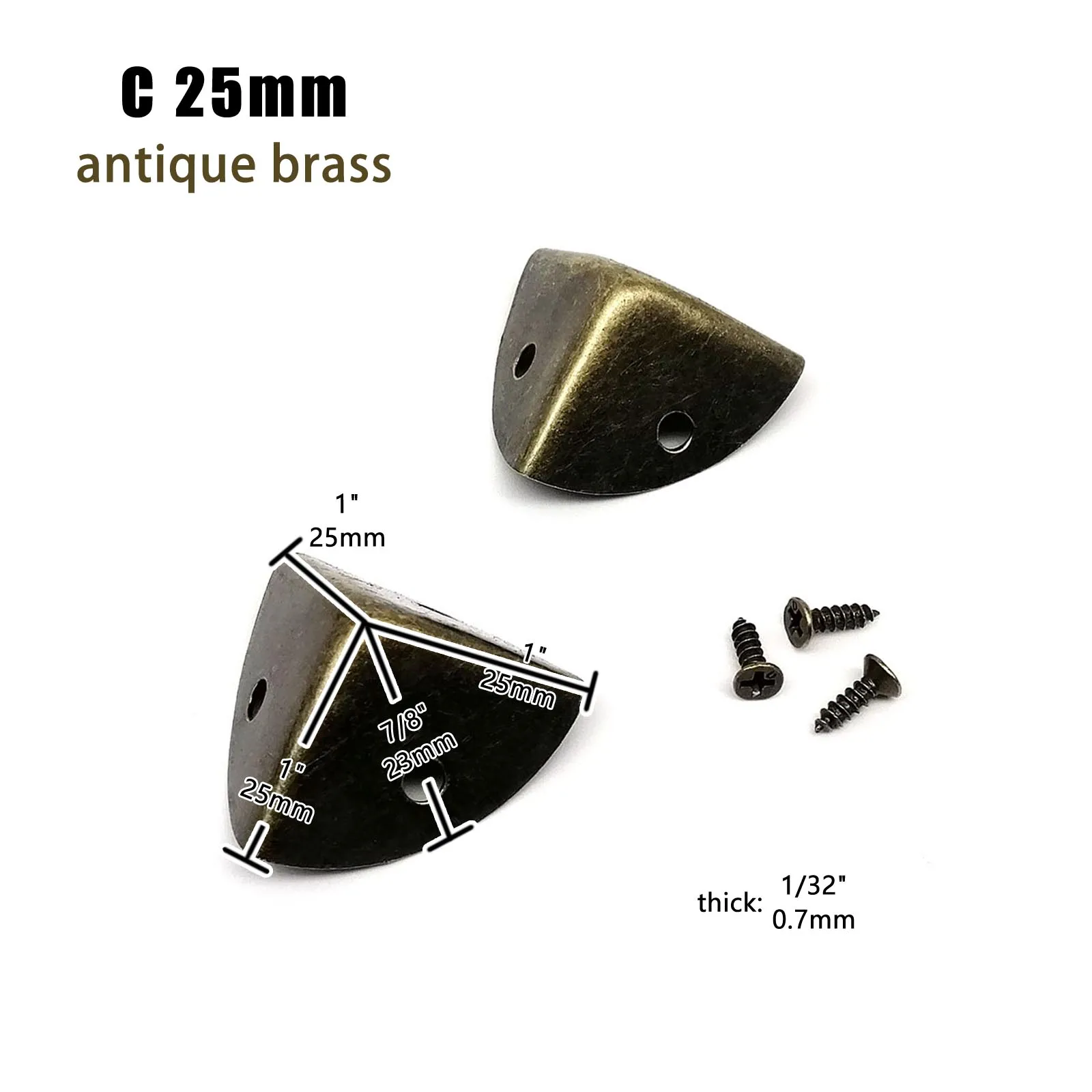 12 Stück Antik Messing Bronze Schwarz Schmuck Truhe Weinkiste Holzkiste Koffer Möbel Dekor Eisen Metall Eckenschutz Abdeckung – Detail 13