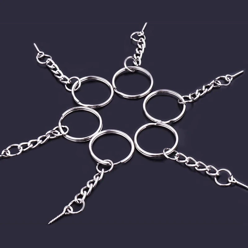 150PCS Keyring Rings Key Chain Rings Split Metal Key Rings
