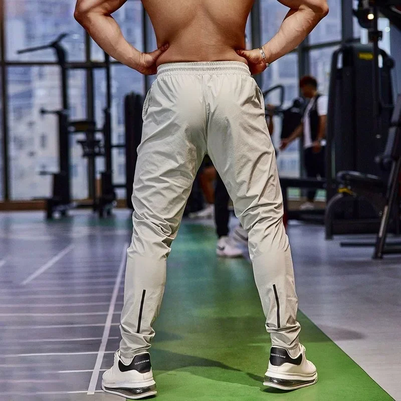 Running Pants Casual Pants Sport Pants Pencil Pants Mens Gym Casual Sweatpants Pant Fishing Breathable Quick-Drying Ice Silk Outdoor Sports Cycling Jogging Training