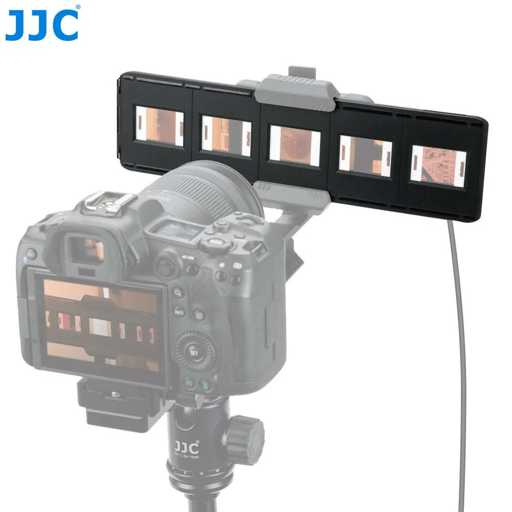 JJC 35mm Film Slide Mount Holder for Film Digitizing Adapter 35mm 120mm Negative Holder Guide Clip Slide Scanner Accessories