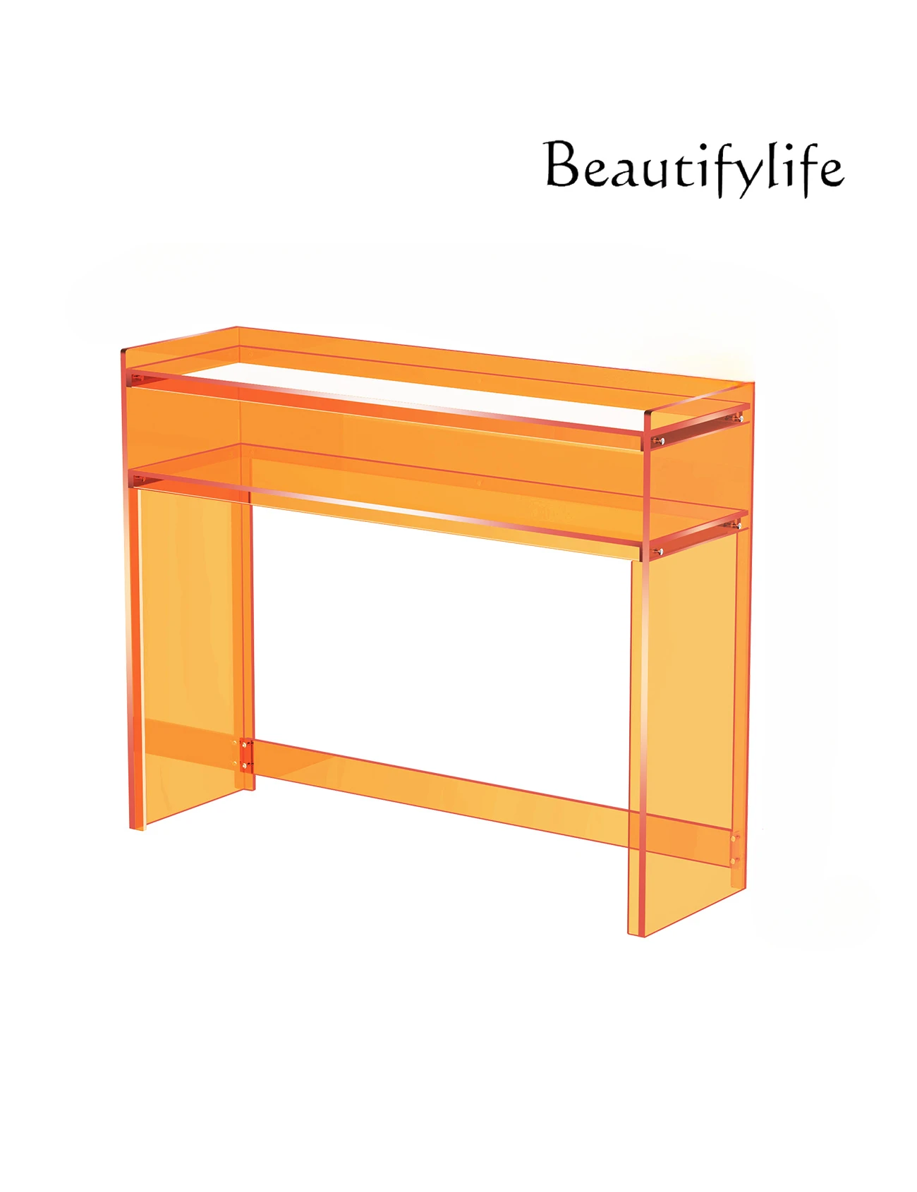 

Acrylic Console Tables Hallway Corridor Entrance Cabinet Simple Modern Light Luxury Side Storage Table-Console
