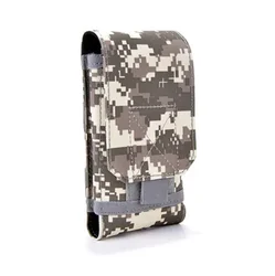 Outdoor Camouflage Tactical Phone Holder Waterproof Nylon Waist Pack (ACU)