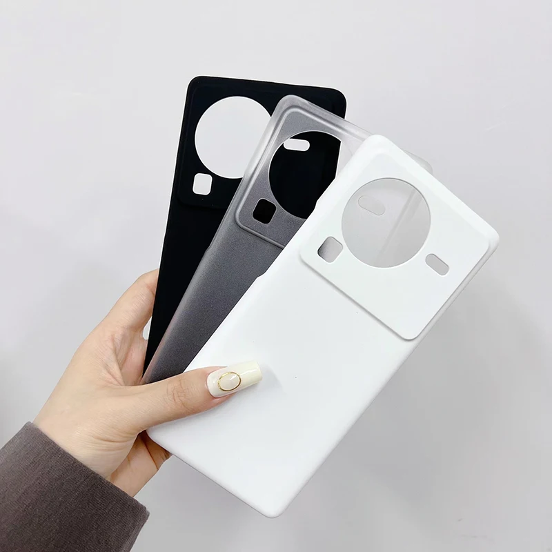 Einfache, ultradünne, matte, harte Telefonhülle für Vivo X80 Pro X Note XNote X80pro 5G, Anti-Fingerabdruck-PC-Rückseitenhülle_voghion.com