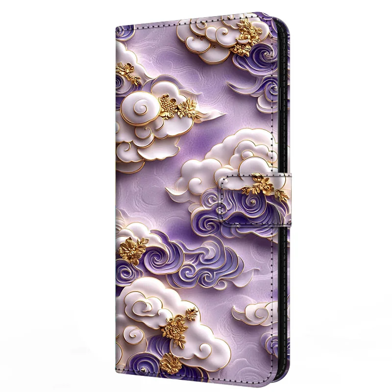 Magnetic Pink Leather Wallet Case - Book Style Flip Cover