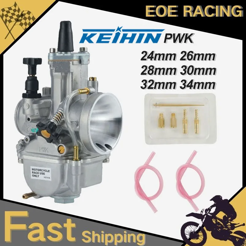 Bowl 24 26 28 30 32 34mm 2T 4T Universal Scooter ATV Dirt Bike KElHIN PWK Racing Carburetor Free Jet Set For KOsO OKO