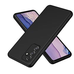Colorful Silicone Phone Case Cover - A15 (Black)