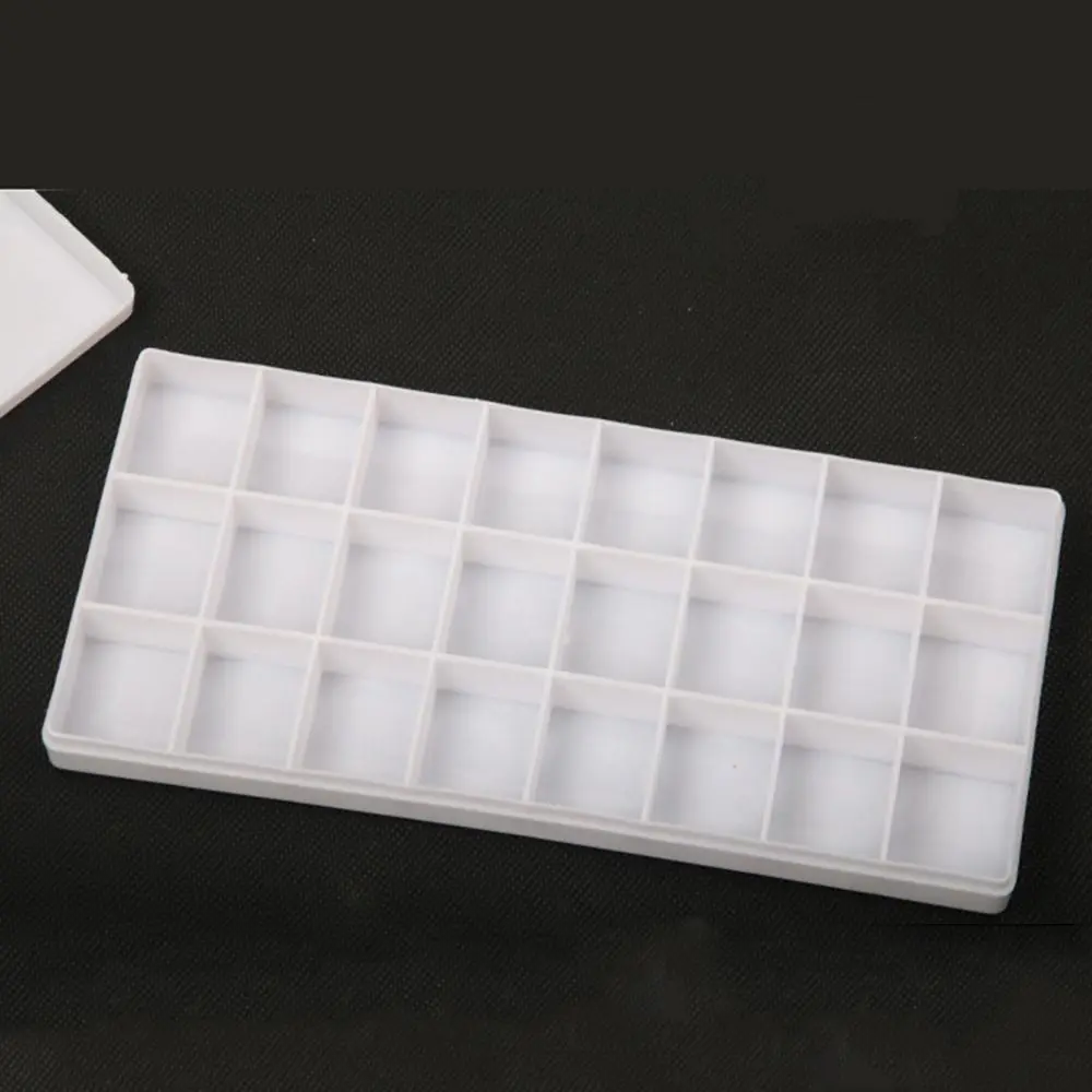 커버가 있는 페인트 세트, 학생용 아크릴 페인팅, 미술 그림 그리기, 수채화 그리드 페인팅 용품, 컬러 팔레트