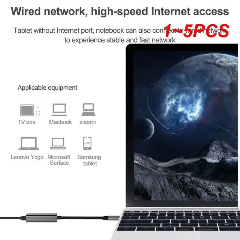 

Сетевой адаптер USB Type-C к RJ45, 100 Мбит/с, 1-5 шт.