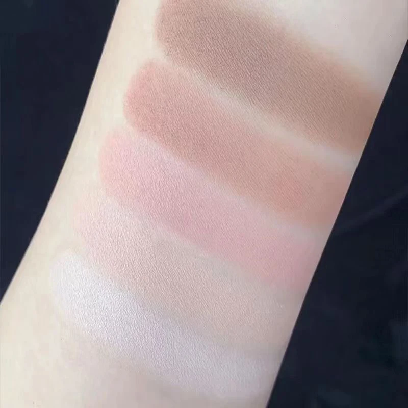 5-color Eye Shadow Palette Shiny Eye Shadow Matte Shiny Waterproof High Pigment Mixed Powder Makeup Tray eye shadow eye shadow plate