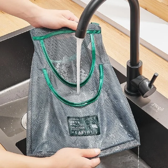 Reusable Hanging Mesh Storage Bags 4