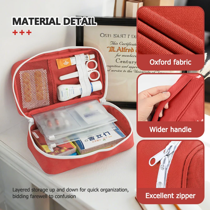 Universal Car Travel Handbag Storage & First Aid Kit Bag