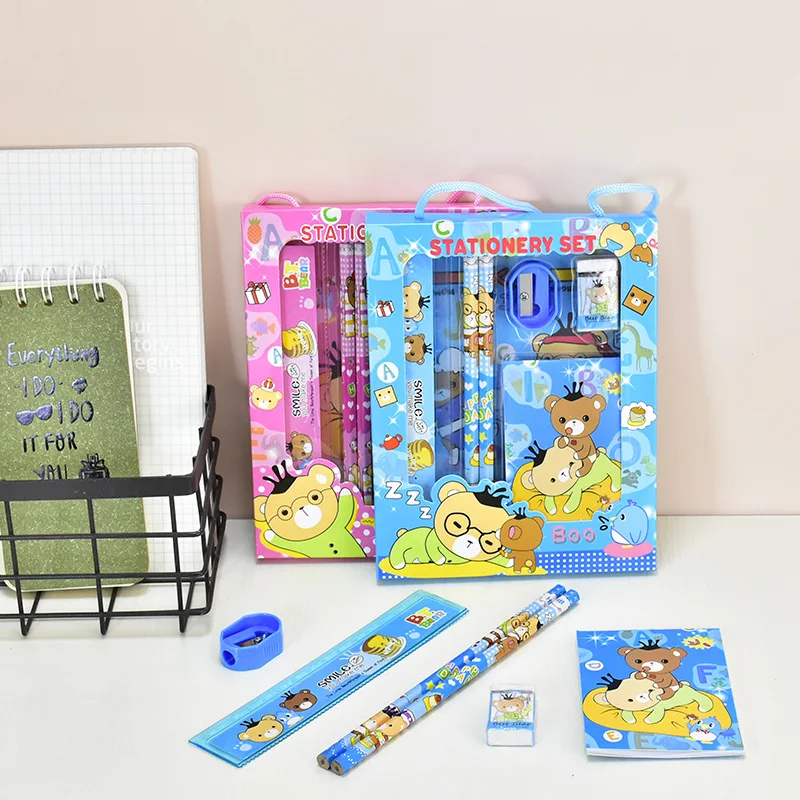 6-in-1 Stationery Kit For Primary School Students Cute First Grader Set  Childrens Birthday Christmas