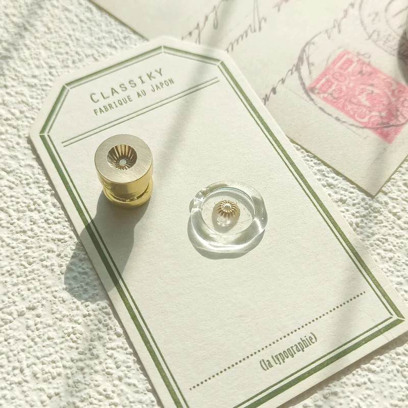 Dessert Wax Seal Stamp Special-Shaped Embossed Seal Stamp Copper Head 3D Frosted Relief Scrapbook DIY Carved Fire