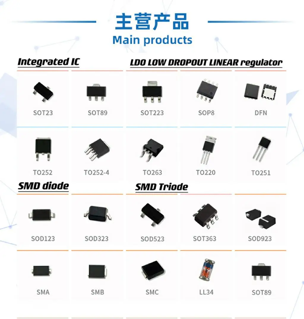 CJ3407 MOSFET (5Pcs) SOT-23 30V 4.1A P-channel SOT-23 MOSFET 3407 SMD